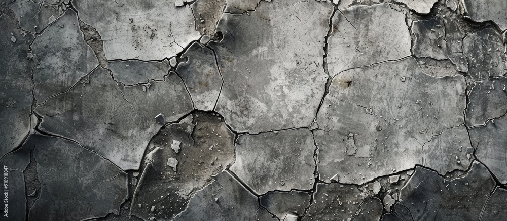 Aufkleber perfect for your design projects this close up cracked concrete texture creates a captivating copy s