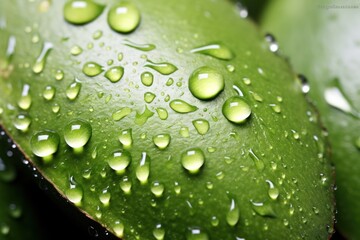 Macro photography showing the intricate texture of an avocado sheet.
