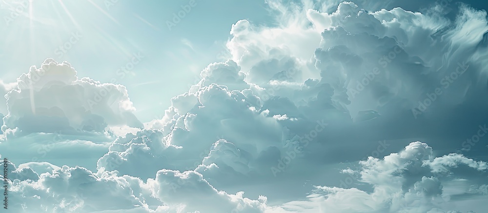 Aufkleber overcast sky background suitable for copy space image
