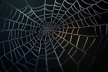 Obraz premium spider web halloween