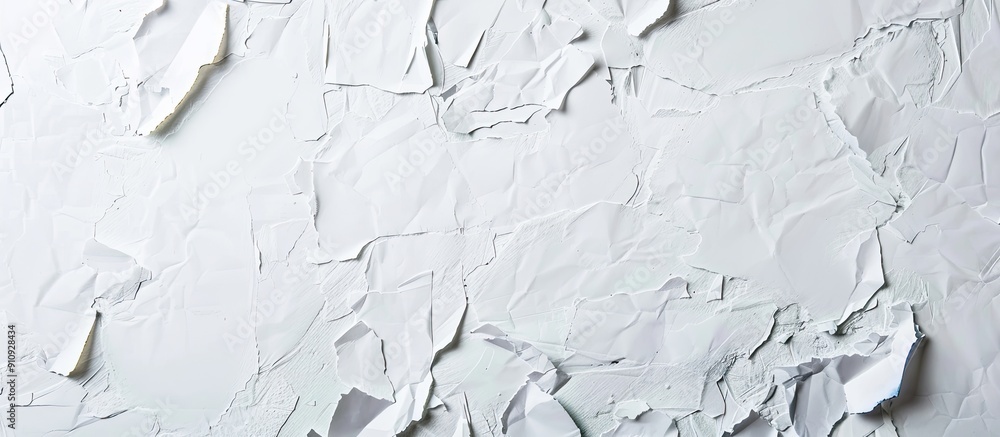 Poster white background with paper texture provides copy space image