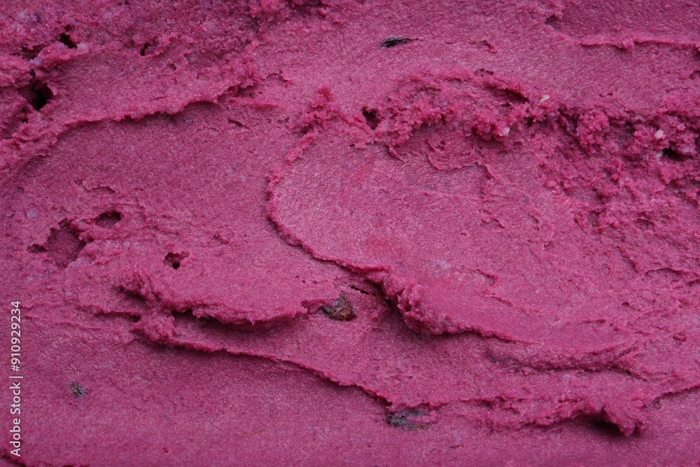 Canvas Prints texture of tasty berry sorbet as background, closeup