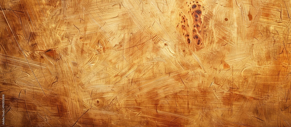 Aufkleber background featuring a textured surface of plywood ideal for inserting copy space images