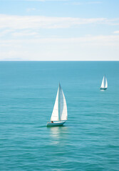 Obraz premium sailboat on the sea