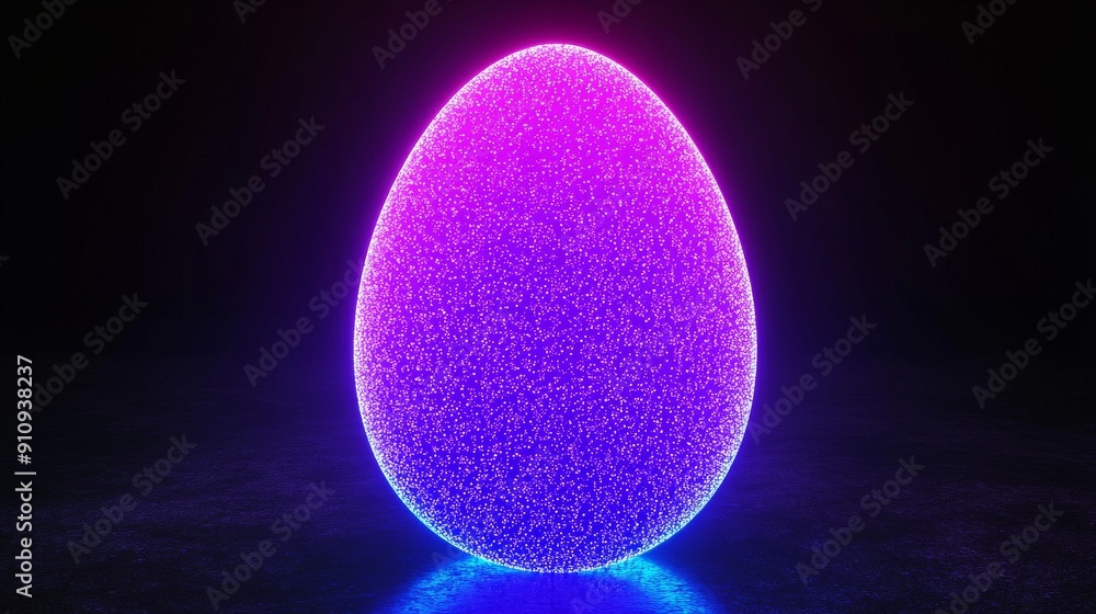 Poster This is an abstract pink sphere with connecting dots and lines. Wireframe technology sphere with explosion effect. Big data visualization. 3D rendering.