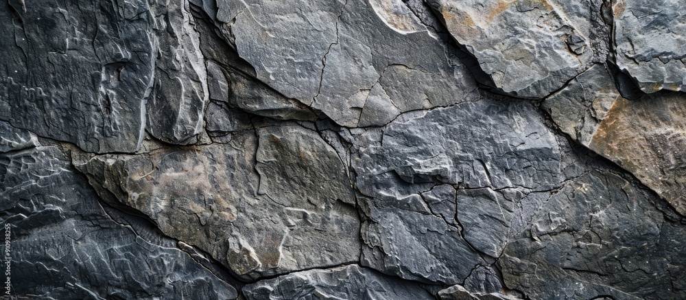 Aufkleber old textured gray background like natural stone ideal for a retro pattern on a wall with copy space 