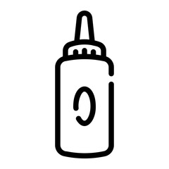 mustard Line Icon