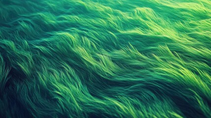 Obraz premium Green grass field close-up