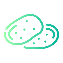 nuggets Line Gradient Icon