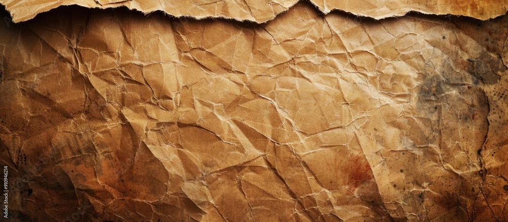 Poster vintage paper with a retro brown color creates an old fashioned backdrop with copy space image