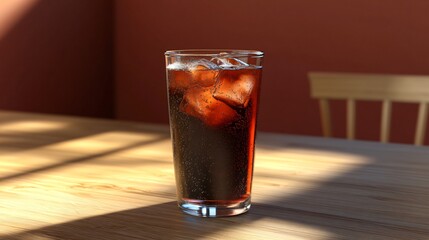 Refreshing cold brew made from a light roast served in a tall glass offering a cool and invigorating coffee experience