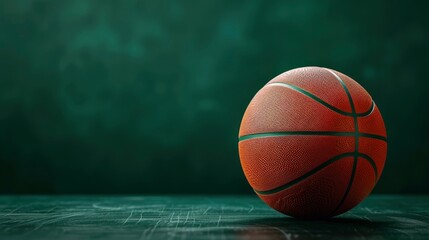 Fototapeta premium A Basketball On A Blackboard, Creating A Unique Visual, Wallpaper Pictures, Background Hd