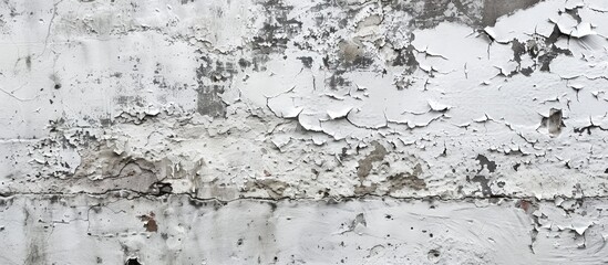 Obraz premium Gritty gray texture on a white concrete wall perfect for a copy space image