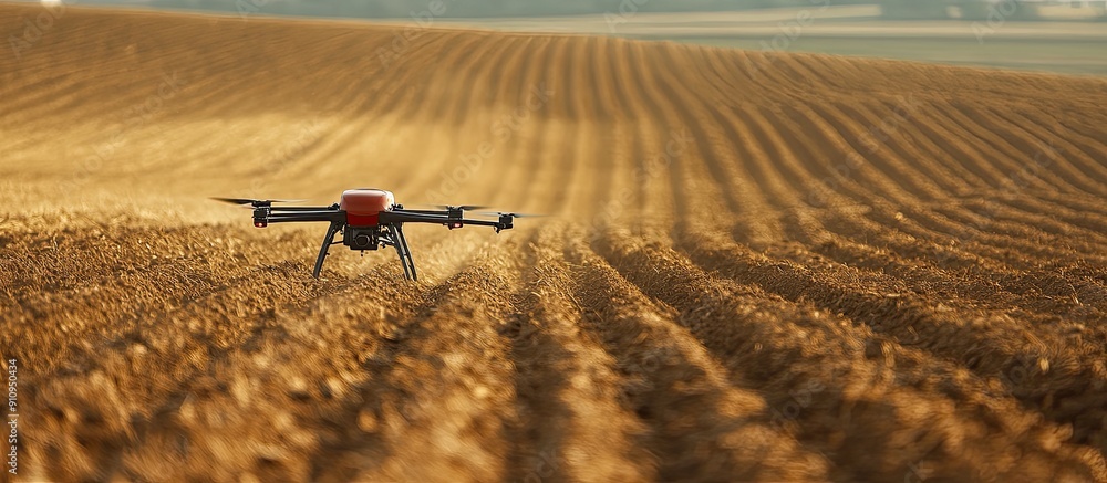 Poster innovative smart farming technologies and management strategies utilizing drones for tracking monito