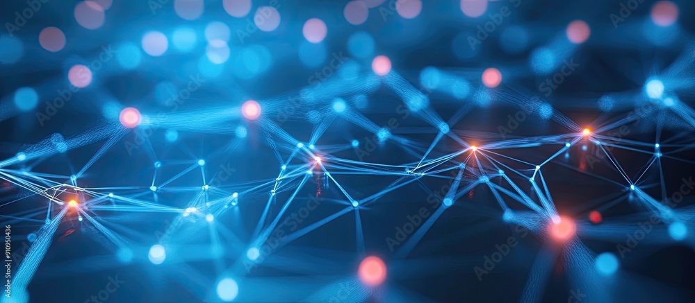 Poster innovative network technology for enhancing business development with artificial intelligence
