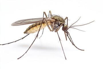 Mosquito on white surface