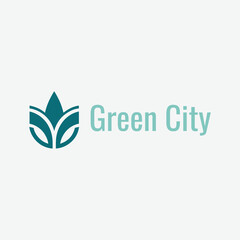 green city logo design