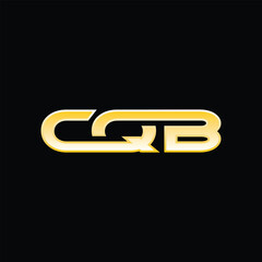 Letter CQB Simple Geometric Modern Business Icon Technology Design Logo