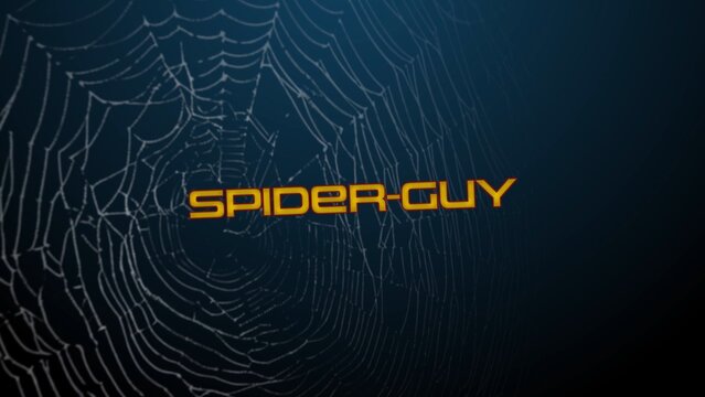 Spider Guy Superhero Man Intro Title