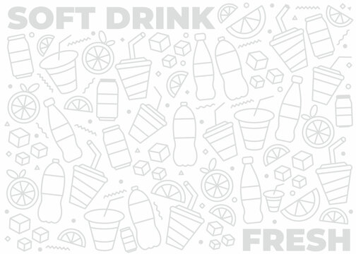 Soft drink pattern design