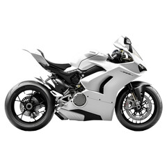 Obraz premium white road motorcycle Mockup png