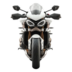 white road motorcycle Mockup png