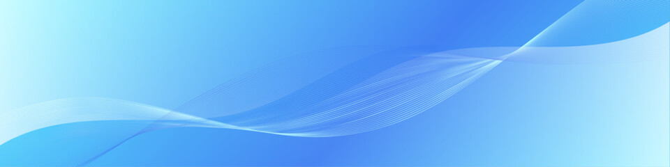 Wavy Background, Banner, Wavy line, blue Gradient color vector, LinkedIn