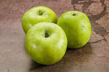 Sweet and juicy green apple