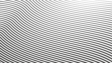 Black and white stripes abstract background vector image