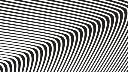 Black and white stripes abstract background vector image