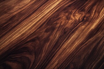 Obraz premium Rich Walnut Wood Grain Texture.
