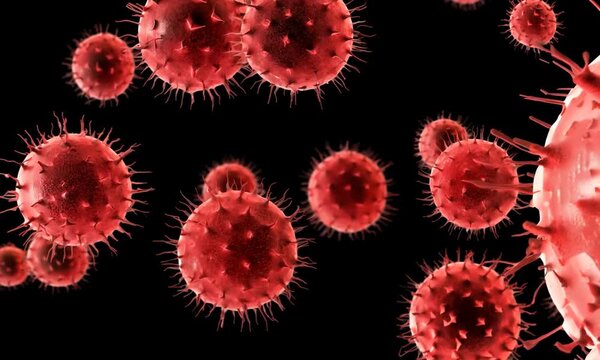 The spread of viruses from sputum or coughing and sneezing and the spread of the COVID-19 virus and the animation of the Hepatitis B virus