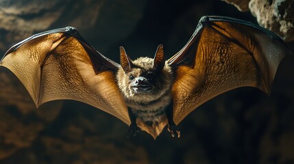 Obraz premium Bat in Flight.