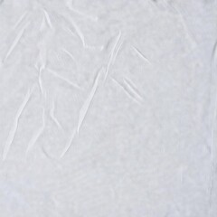 White crinkled paper texture background