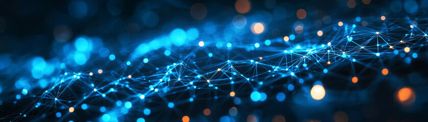 Obraz premium Blockchain identity hub, digital verification, secure authentication, modern tech