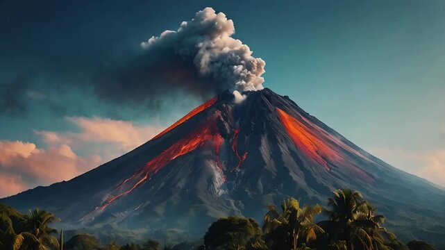 active volcano agua guatemala