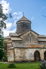 Fototapeta premium The Tsalenjikha Cathedral Church of the Transfiguration of Savior. Side view.