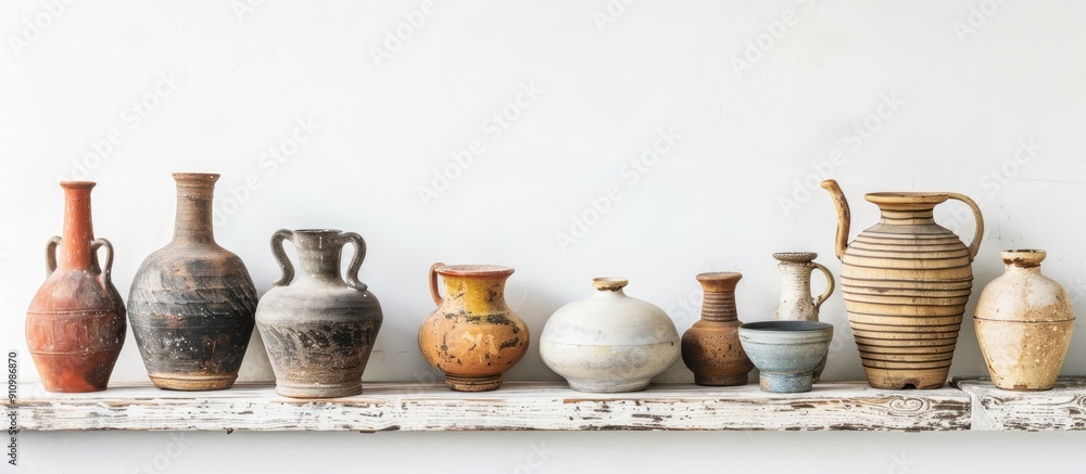Poster Pottery displayed on a white background with ample copy space image