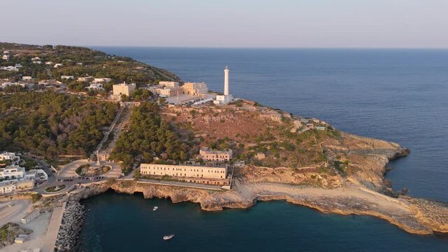 Santa Maria di Leuca is a picturesque town in southern Italy, known for its stunning coastal views, historic lighthouse, and the meeting point of the Adriatic and Ionian seas