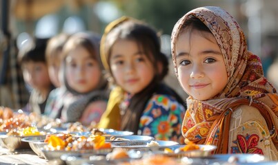 A community event with people from different cultures