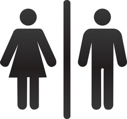 man and woman sign Icon Illustration vector