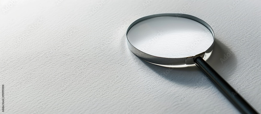 Aufkleber Close up high resolution photo of clean white paper texture with a large magnified view for copy space image