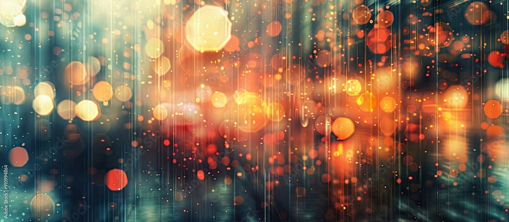 Poster Abstract urban texture background with defocused elements for copy space image