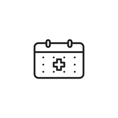 Medical Appointment Icon. Editable icon.