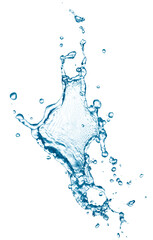 Water splash isolated