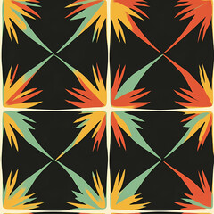 Tropical Tile seamless pattern