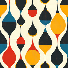 Abstract Drip Pattern seamless pattern