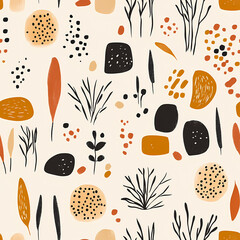 Abstract Nature seamless pattern