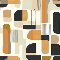 Abstract Shapes seamless pattern