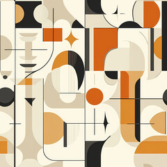 Abstract Shapes seamless pattern